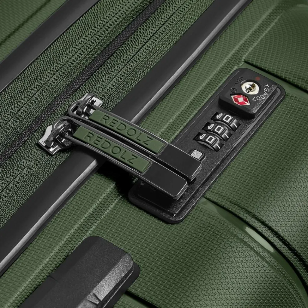 Redolz Hartgepäck|4-Rollen Koffer<Essentials 11 4 Rollen Trolley 66 cm mit Dehnfalte olive