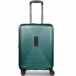 Outlet Redolz Essentials 14 4 Rollen Kabinentrolley 55 cm mit Dehnfalte pearl-green metallic