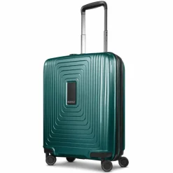 Outlet Redolz Essentials 14 4 Rollen Kabinentrolley 55 cm mit Dehnfalte pearl-green metallic