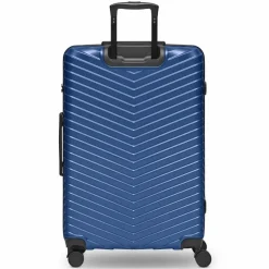 Redolz Essentials 18 4 Rollen Trolley 76 cm mit Dehnfalte metallic-blue shiny