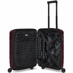 Redolz Hartgepäck Kabinengepäck|4-Rollen Kabinentrolleys<Essentials 11 4 Rollen Kabinentrolley 55 cm mit Dehnfalte burgundy