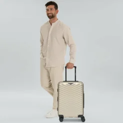 Redolz Essentials 18 4 Rollen Kabinentrolley 55 cm mit Dehnfalte