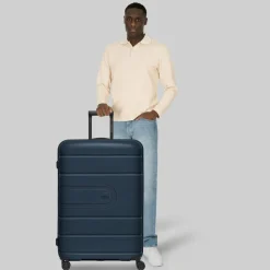 Redolz Hartgepäck|4-Rollen Koffer<Essentials 11 4 Rollen Trolley 76 cm mit Dehnfalte midnight blue