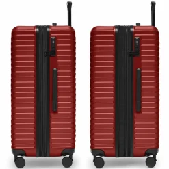 Redolz Hartgepäck|4-Rollen Koffer<Essentials 18 4 Rollen Trolley 76 cm mit Dehnfalte metallic-red shiny