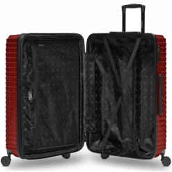 Redolz Hartgepäck|4-Rollen Koffer<Essentials 18 4 Rollen Trolley 76 cm mit Dehnfalte metallic-red shiny