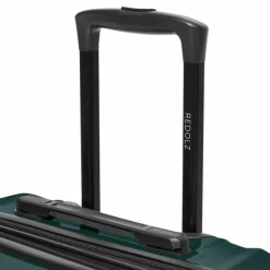 Online Redolz Essentials 18 4 Rollen Kofferset 3-teilig mit Dehnfalte Metallic-Green Shiny