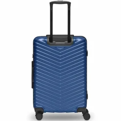 Best Redolz Essentials 18 4 Rollen Kofferset 3-teilig mit Dehnfalte metallic-blue shiny