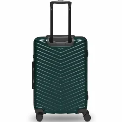 Redolz Essentials 18 4 Rollen Trolley 66 cm mit Dehnfalte Metallic-Green Shiny