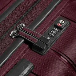 Best Redolz Essentials 11 4 Rollen Trolley 66 cm mit Dehnfalte burgundy