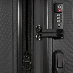 New Redolz Essentials 14 4 Rollen Trolley M 65 cm mit Dehnfalte black metallic