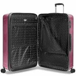 Best Redolz Essentials 14 4 Rollen Trolley L 77 cm mit Dehnfalte aubergine metallic