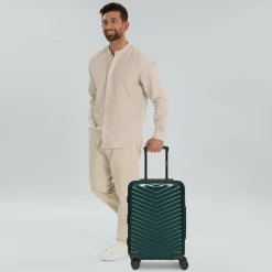 Redolz Essentials 18 4 Rollen Kabinentrolley 55 cm mit Dehnfalte