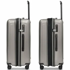 Redolz Koffersets Als Hartgepäck|Koffersets 3-Teilig<Essentials 14 4 Rollen Kofferset 3-teilig mit Dehnfalte coffee grey metallic