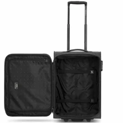 Redolz Weichgepäck Kabinengepäck|2-Rollen Kabinentrolleys<Essentials 12 2 Rollen Kabinentrolley S 55 cm mit Dehnfalte black