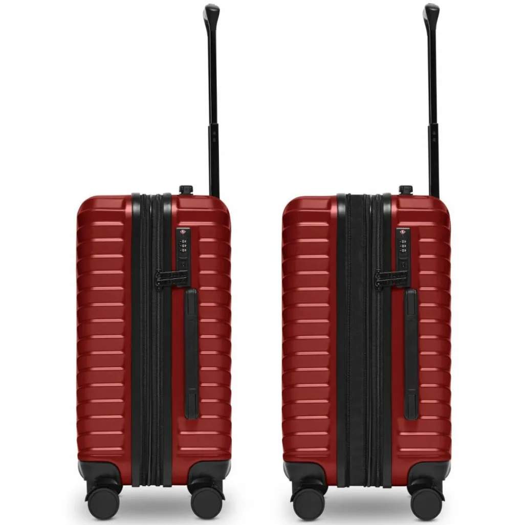 Redolz Essentials 18 4 Rollen Kabinentrolley 55 cm mit Dehnfalte