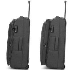 Discount Redolz Essentials 12 2 Rollen Trolley M 67 cm mit Dehnfalte black