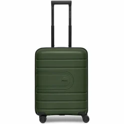 New Redolz Essentials 11 4 Rollen Kabinentrolley 55 cm mit Dehnfalte olive