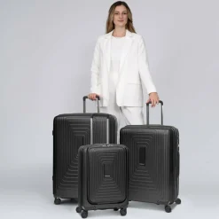 Redolz Essentials 14 4 Rollen Kofferset 3-teilig mit Dehnfalte