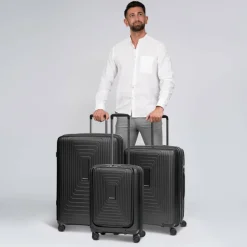 Redolz Essentials 14 4 Rollen Kofferset 3-teilig mit Dehnfalte