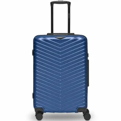 New Redolz Essentials 18 4 Rollen Trolley 66 cm mit Dehnfalte metallic-blue shiny