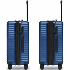 New Redolz Essentials 18 4 Rollen Trolley 66 cm mit Dehnfalte metallic-blue shiny