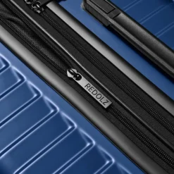 New Redolz Essentials 18 4 Rollen Trolley 66 cm mit Dehnfalte metallic-blue shiny