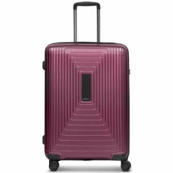 New Redolz Essentials 14 4 Rollen Trolley M 65 cm mit Dehnfalte aubergine metallic