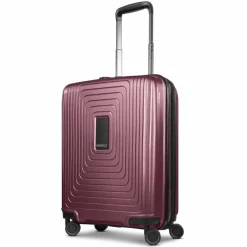 Redolz Hartgepäck Kabinengepäck|4-Rollen Kabinentrolleys<Essentials 14 4 Rollen Kabinentrolley 55 cm mit Dehnfalte aubergine metallic