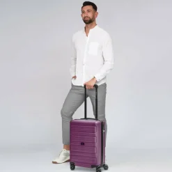 Redolz Hartgepäck Kabinengepäck|4-Rollen Kabinentrolleys<Essentials 08 CABIN 4 Rollen Kabinentrolley 55 cm purple
