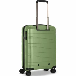 Redolz Hartgepäck Kabinengepäck|4-Rollen Kabinentrolleys<Essentials 10 CABIN 4 Rollen Kabinentrolley 55 cm green-metallic