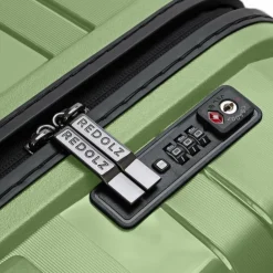 Redolz Hartgepäck Kabinengepäck|4-Rollen Kabinentrolleys<Essentials 10 CABIN 4 Rollen Kabinentrolley 55 cm green-metallic