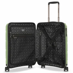 Redolz Hartgepäck Kabinengepäck|4-Rollen Kabinentrolleys<Essentials 10 CABIN 4 Rollen Kabinentrolley 55 cm green-metallic