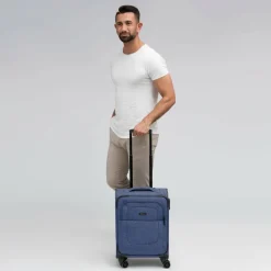 Outlet Redolz Essentials 12 CABIN 4 Rollen Kabinentrolley 55 cm blue