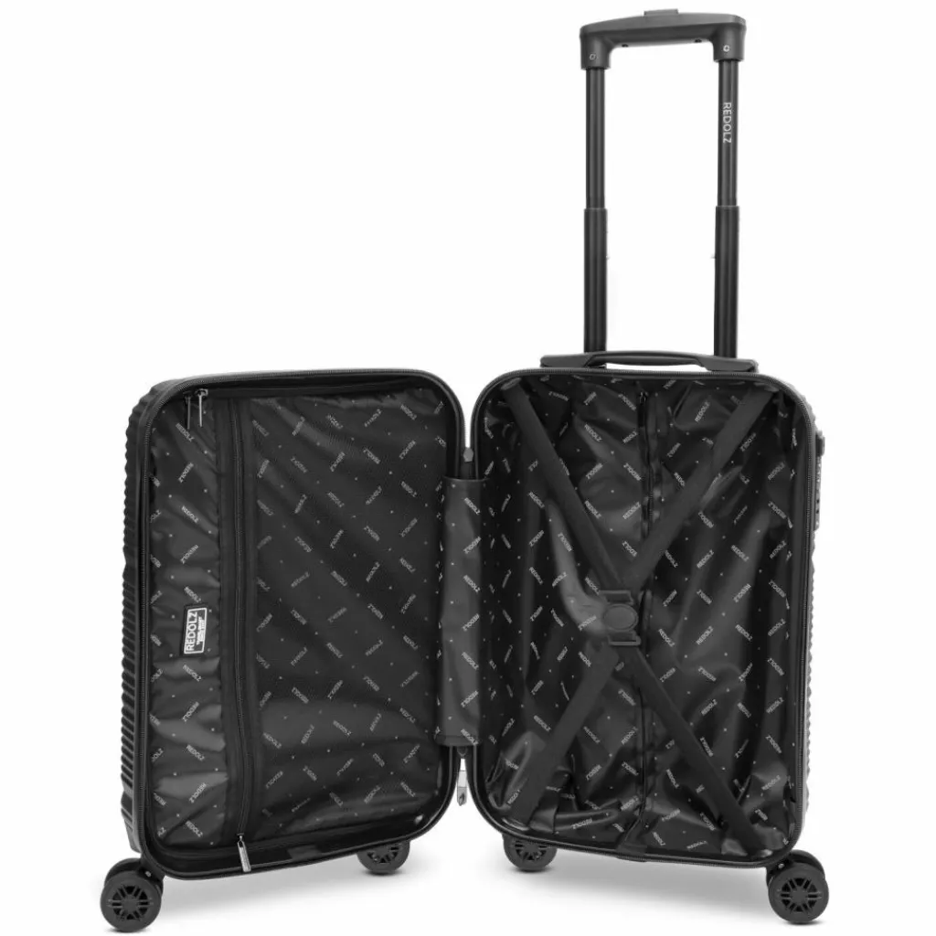 Redolz Hartgepäck Kabinengepäck|4-Rollen Kabinentrolleys<Essentials 16 CABIN 4-Rollen Kabinentrolley 55 cm slim black