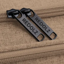 Redolz Weichgepäck|4-Rollen Koffer<Essentials 12 LARGE 4 Rollen Trolley 79 cm mit Dehnfalte coffee