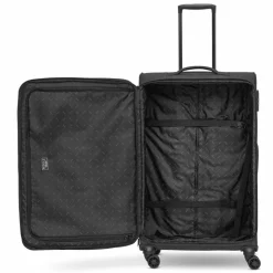 Redolz Weichgepäck|4-Rollen Koffer<Essentials 12 LARGE 4 Rollen Trolley 79 cm mit Dehnfalte black2