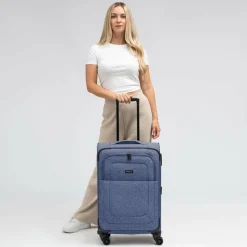 Redolz Essentials 12 MEDIUM 4-Rollen Trolley 67 cm mit Dehnfalte