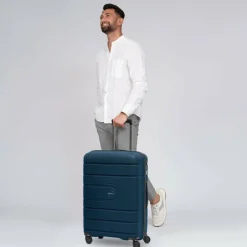 Redolz Hartgepäck|4-Rollen Koffer<Essentials 11 MEDIUM 4 Rollen Trolley 66 cm dark blue