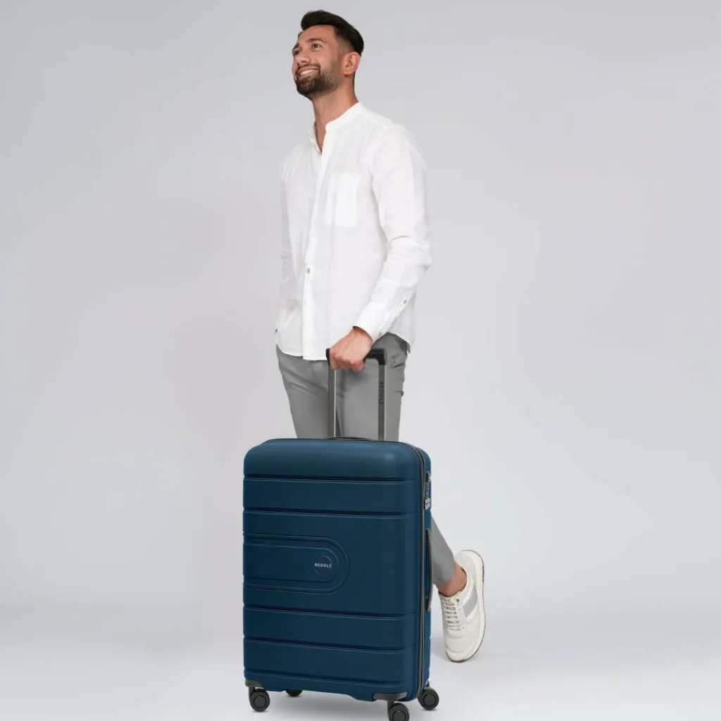 Redolz Hartgepäck|4-Rollen Koffer<Essentials 11 MEDIUM 4 Rollen Trolley 66 cm dark blue