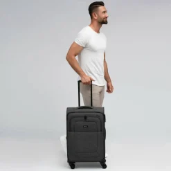 Redolz Essentials 12 MEDIUM 4-Rollen Trolley 67 cm mit Dehnfalte