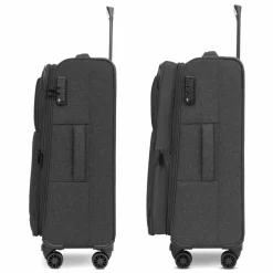 Redolz Essentials 12 MEDIUM 4-Rollen Trolley 67 cm mit Dehnfalte