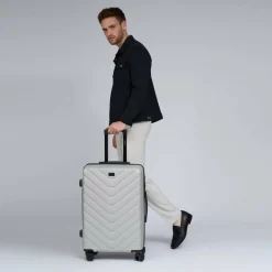 Redolz Hartgepäck|4-Rollen Koffer<Essentials 07 MEDIUM 4 Rollen Trolley 67 cm silver-colored 2