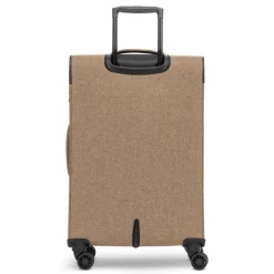 Redolz Weichgepäck|4-Rollen Koffer<Essentials 12 MEDIUM 4-Rollen Trolley 67 cm mit Dehnfalte coffee