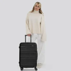 Redolz Hartgepäck|4-Rollen Koffer<Essentials 16 MEDIUM 4 Rollen Trolley 67 cm black