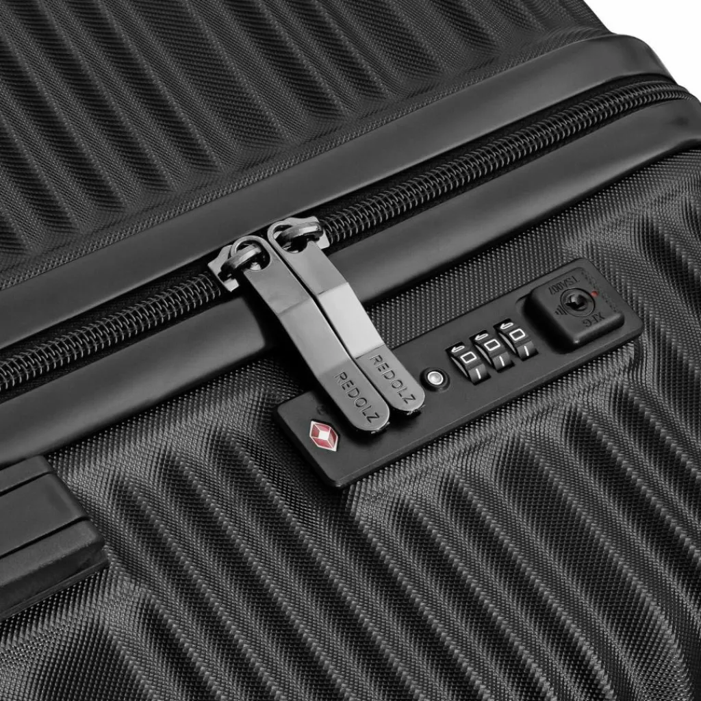 Redolz Hartgepäck|4-Rollen Koffer<Essentials 16 MEDIUM 4 Rollen Trolley 67 cm black