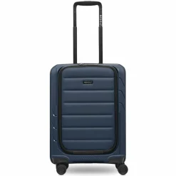 Redolz Hartgepäck Kabinengepäck|4-Rollen Kabinentrolleys<Essentials 17 4-Rollen Kabinentrolley 55 cm Soft-Pocket Laptopfach blue