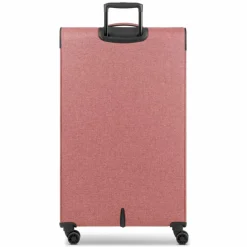 Redolz Weichgepäck|4-Rollen Koffer<Essentials 12 4-Rollen Trolley XL 90 cm sehr groß Sondergröße rose