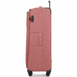 Redolz Weichgepäck|4-Rollen Koffer<Essentials 12 4-Rollen Trolley XL 90 cm sehr groß Sondergröße rose