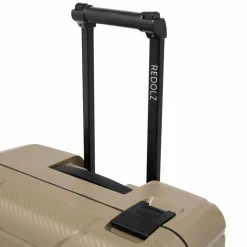 Hot Redolz Essentials 15 4-Rollen Kabinentrolley 55 cm mit Dreipunkt-Verschluss cool beige
