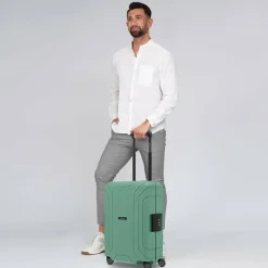 Online Redolz Essentials 15 4-Rollen Kabinentrolley 55 cm mit Dreipunkt-Verschluss sea green